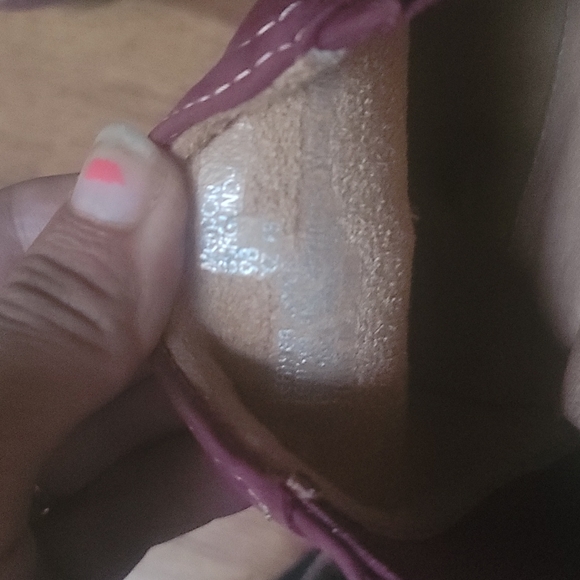 💥EARTH💥 LEATHER BURGANDY SIZE 9B SLIP ON CLOGGS, SHOES! VINTAGE! - Picture 12 of 12